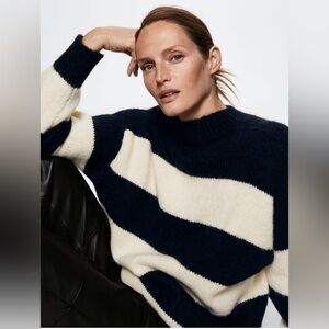 Mango ‘Casual wool-blend sweater’